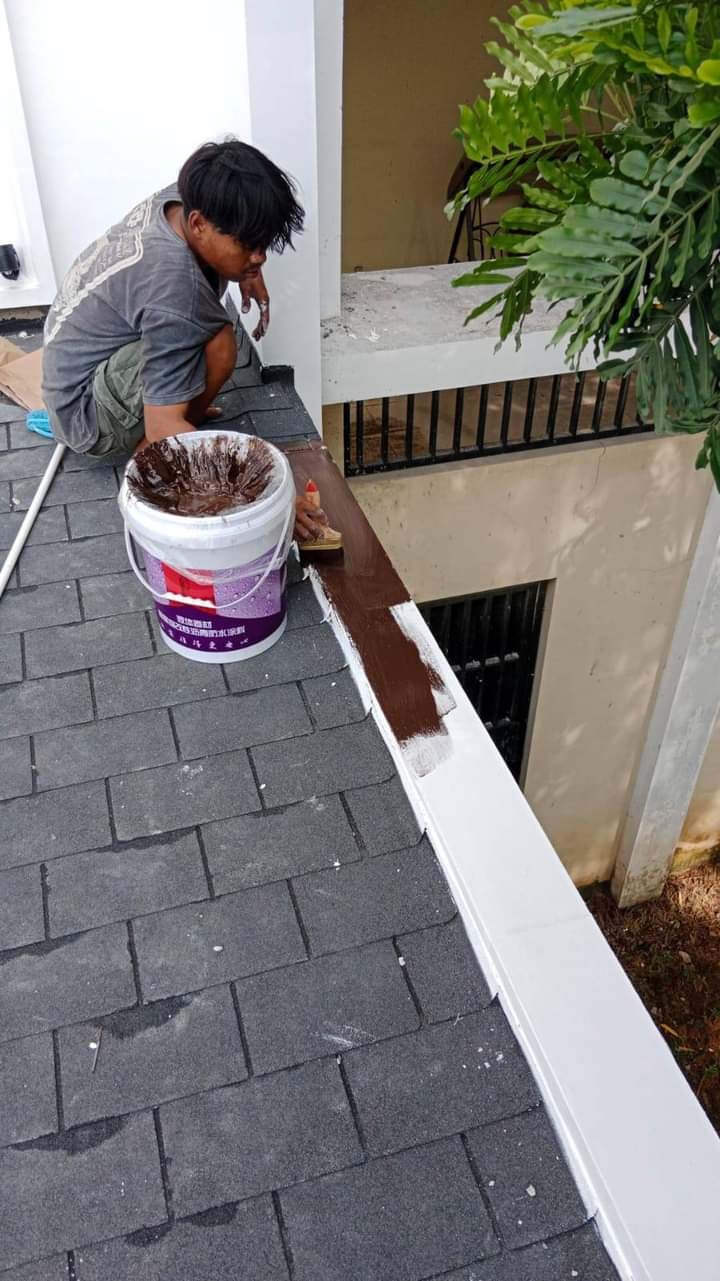 Proses Aplikasi Waterproofing Aspal Cair