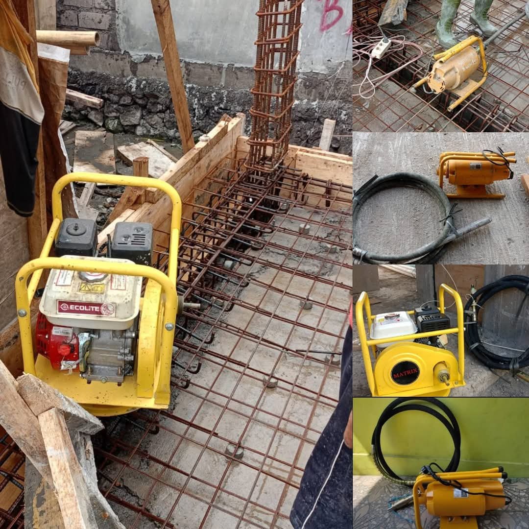 Mesin Vibrator Beton Pemadat Cor Profesional
