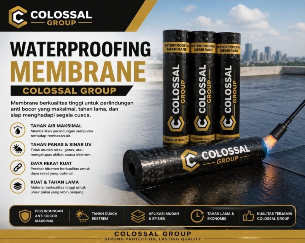 Garansi Waterproofing Membran Pulo Gadung COLOSSAL GROUP
