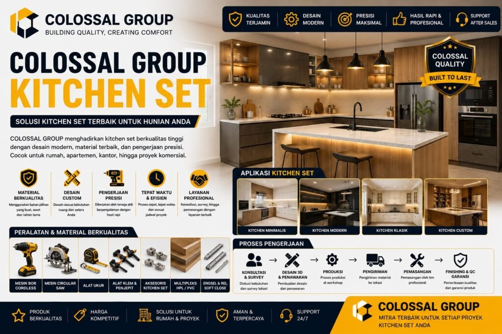 Kitchen Set Mewah Jagakarsa COLOSSAL GROUP
