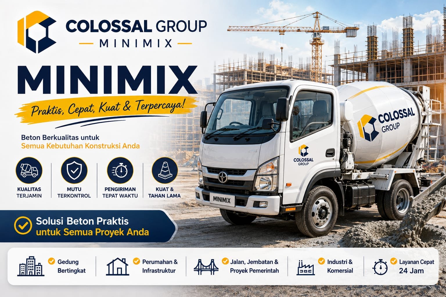 Jasa pagar beton Sumedang dari COLOSSAL GROUP